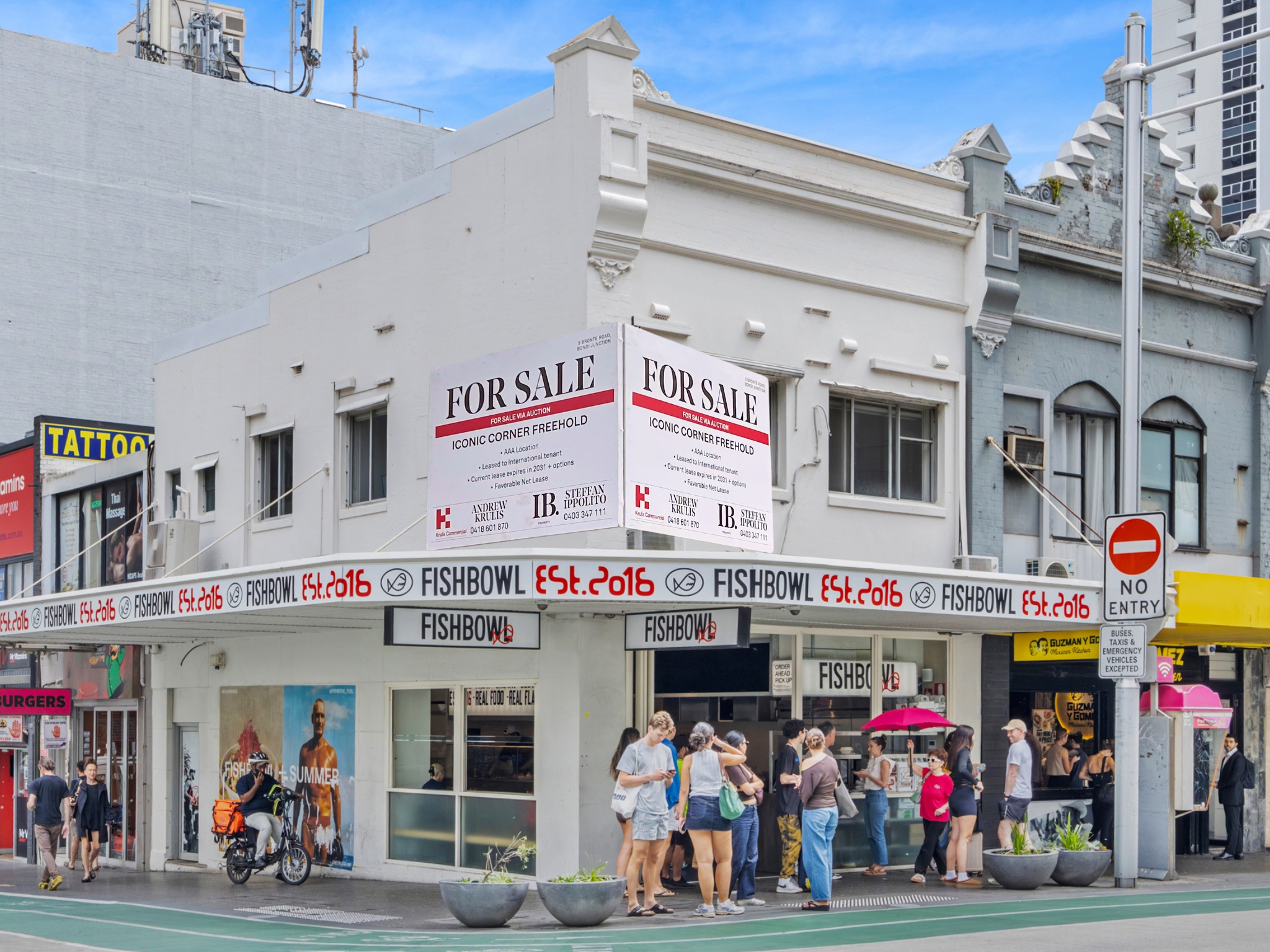 3 Bronte Road, Bondi Junction — iconic corner freehold for sale by Krulis Commercial